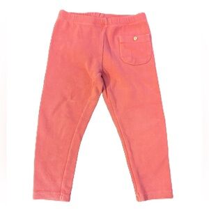 Zara Kids Coral Ribbed Leggings - 2-3 years